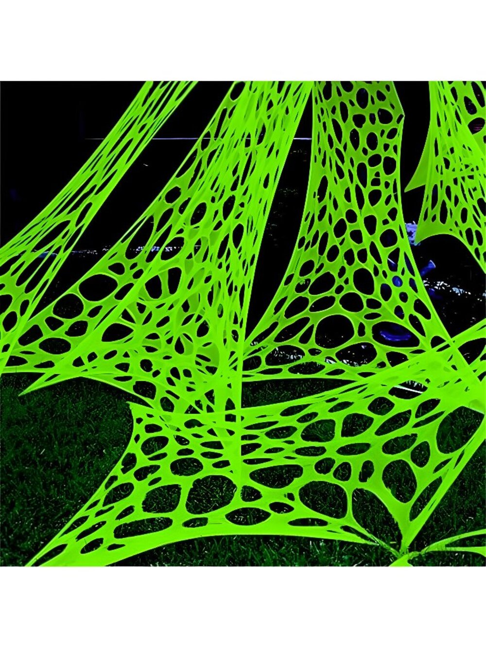 YHFUISK 700 sqft Giant Durable Spider Web for Halloween Decoration Outdoors,